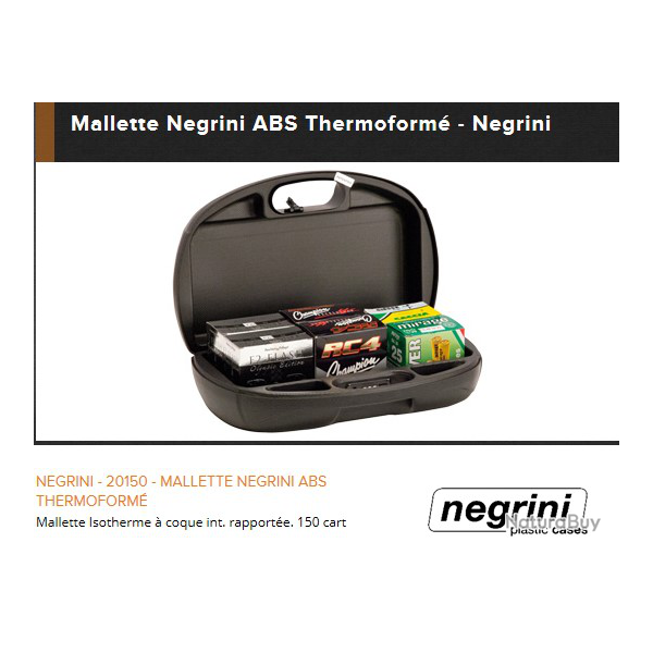Mallette a munitions  Negrini luxe