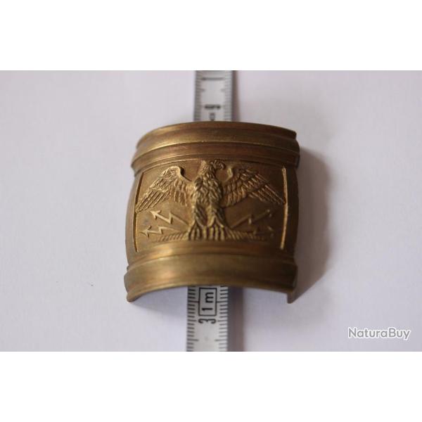 ORNEMENT  DE  FOURREAU  DE  SABRE  A L AIGLE  D OFFICIER  SUPERIEUR  1ER  EMPIRE