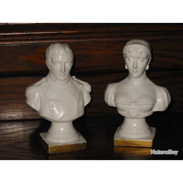 Bustes de Napol�on et Jos�phine