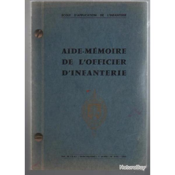 aide-m�moire de l'officier d'infanterie 1959