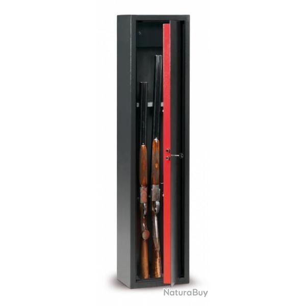 PROMO - ARMOIRE A FUSILS A CLE - 5 FUSILS - TCH/4 - TECHNOSAFE