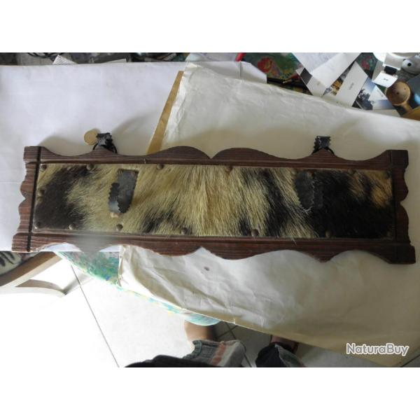 vintage Porte-manteau rustique peau cheval