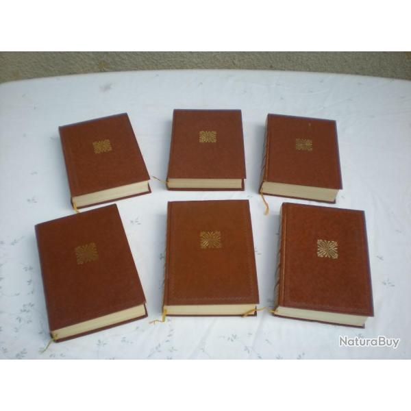 Six livres S�lection du Livre de 1972 un lot de 6 livres