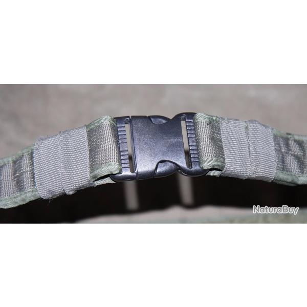 CEINTURE KAKI - FERMETURE CLIP - TOUR DE TAILLE 105CM MAX