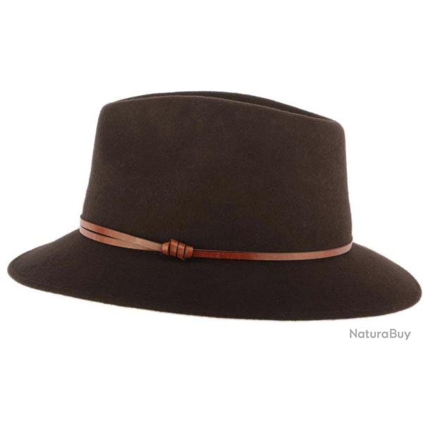 Chapeau Feutre Marron Clavel L�on Montane 59 Marron