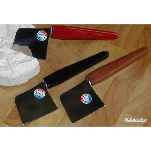 Couteau portionneur manche plexi noir