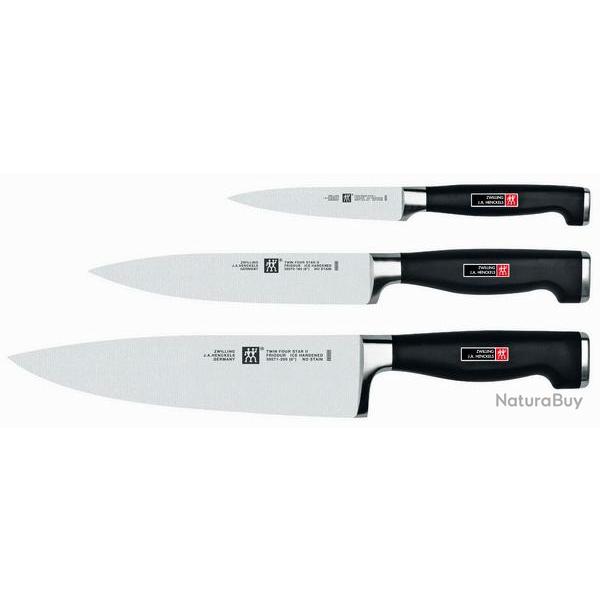 Jeu de 3 couteaux Zwilling Henckels Four Star II