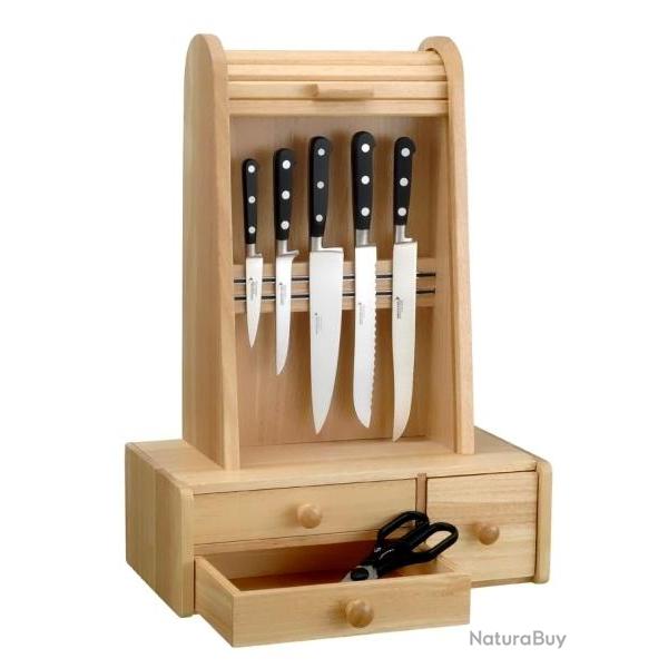 Support de rangement Opera garni de couteaux forg�s D�glon Cuisine Id�ale
