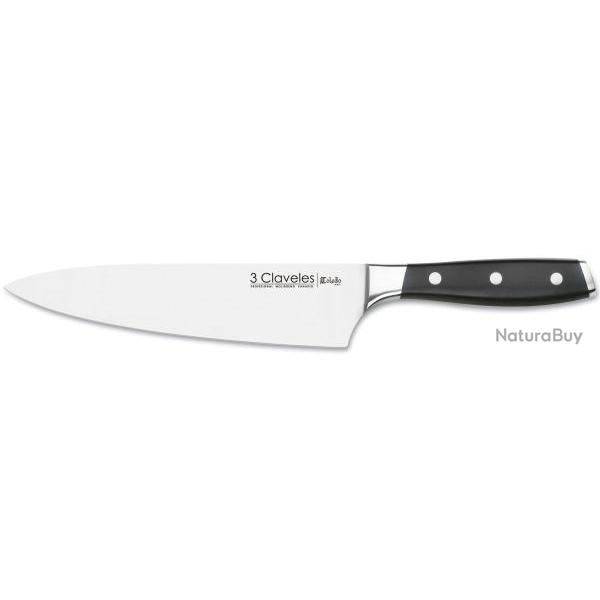 Couteau de chef 20 cm 3 Claveles Toledo