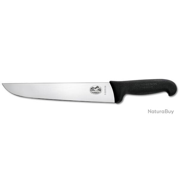 Couteau de boucher 26 cm Victorinox manche Noir