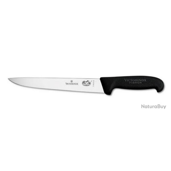 Couteau � saigner, � d�couper 25 cm Victorinox manche noir