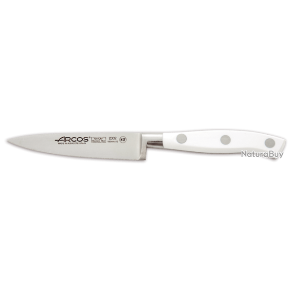 Couteau d'office forg� Arcos Riviera manche blanc A230224