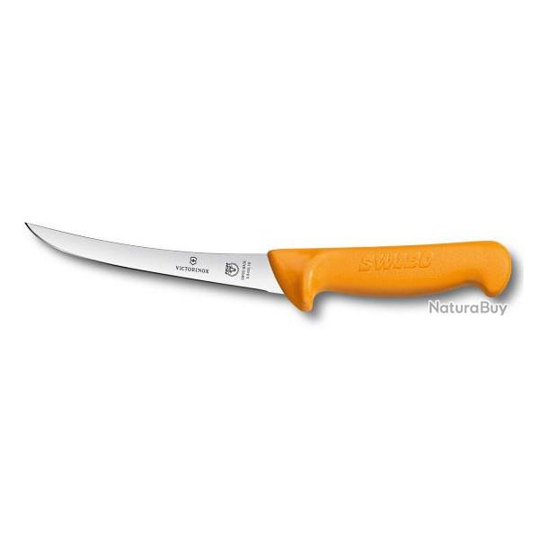 couteau d�sosseur lame courbe rigide 16 cm Victorinox Swibo