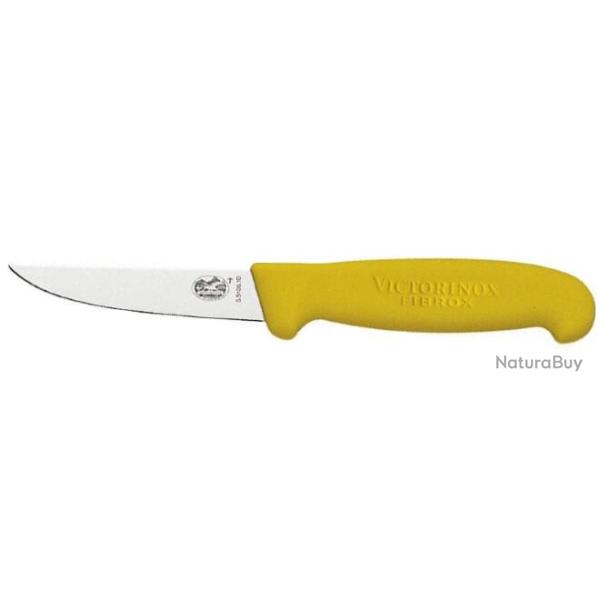 Couteau � saigner le lapin 10 cm Victorinox manche jaune 5.5108.10