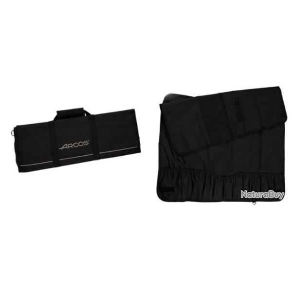 Trousse textile souple vide Arcos pour couteaux et ustensiles 12 emplacements 690500
