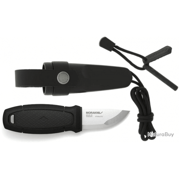 Eldris neck knife kit Morakniv Noir