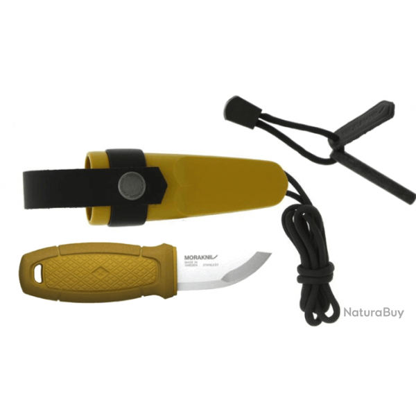 Eldris neck knife kit Morakniv Jaune