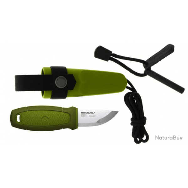 Eldris neck knife kit Morakniv Vert