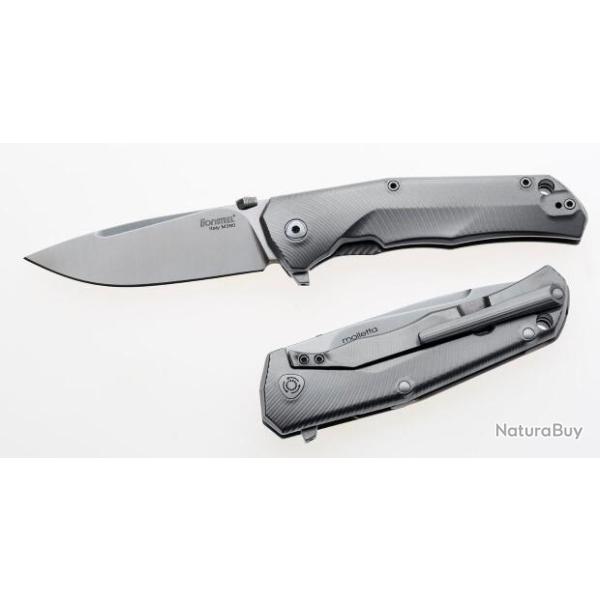 Couteau pliant Lionsteel Titanium Gris TRE.GY