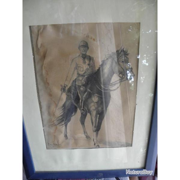 dessin militaire 1924 signee