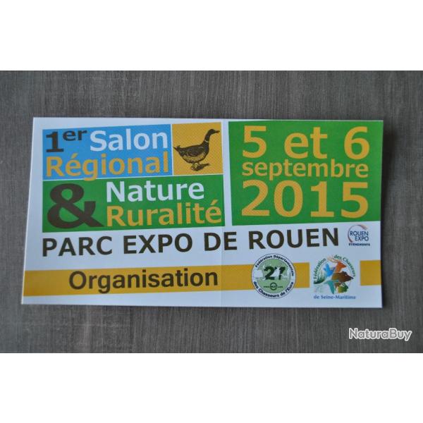 autocollant fete de la chasse 2015