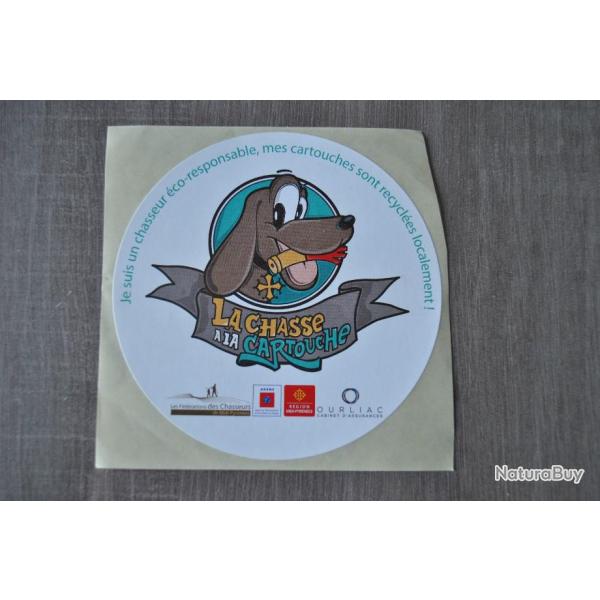 autocollant chasse fdc