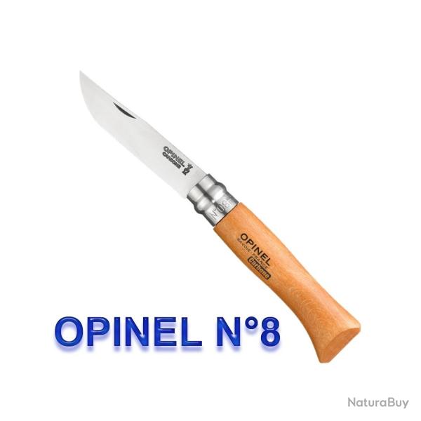 Opinel - Couteau Tradition N6 � N9 H�tre Lame Carbone - 942.x - 942.08