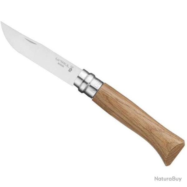 Opinel - Couteau Bois Classique N8 Ch�ne Lame Inox - 990