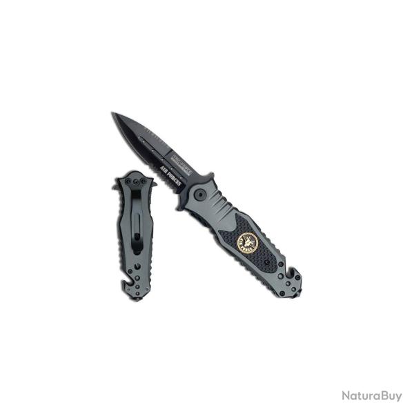 TacForce - Couteau Pliant Navy Air Force Manche 12cm Clip - TF-700 - TF-700AF