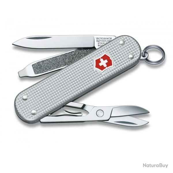 Victorinox - Couteau Suisse Classic Alox Gris 5 Fonctions - 0.6221.26