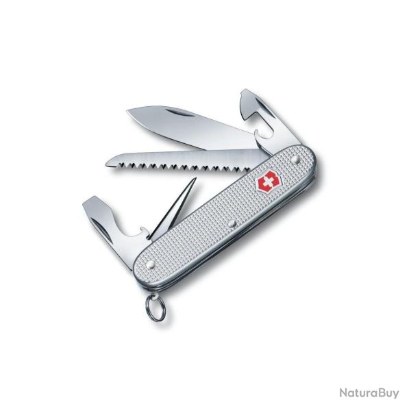 Victorinox - Couteau Suisse Farmer Alox Silver 9 Fonctions - 0.8241.26