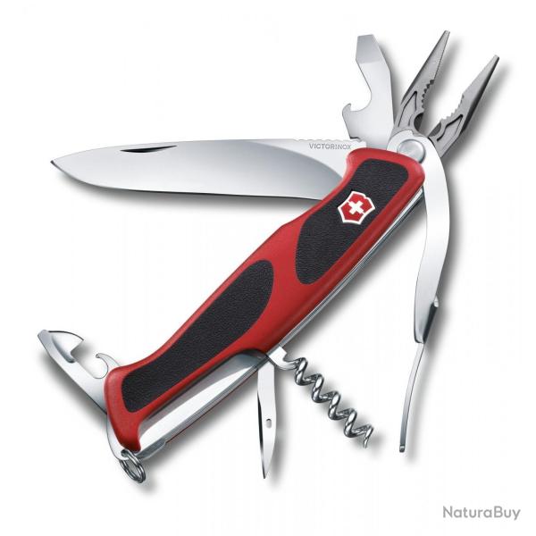 Victorinox - Couteau Suisse Rangergrip 74 Rouge 15 Fonctions - 0.9723.C