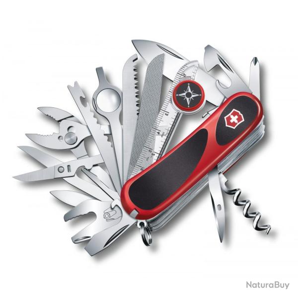 Victorinox - Couteau Suisse Evogrip S54 Rouge Noir 32 Fonctions - 2.5393.SC