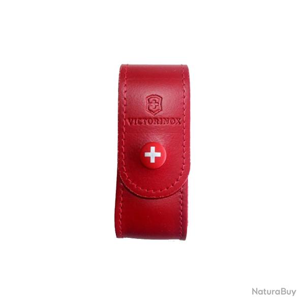 Victorinox - Etui Cuir Rouge Pour Couteau Suisse 91mm 6 A 14 Pi�ces - 4.0520.1
