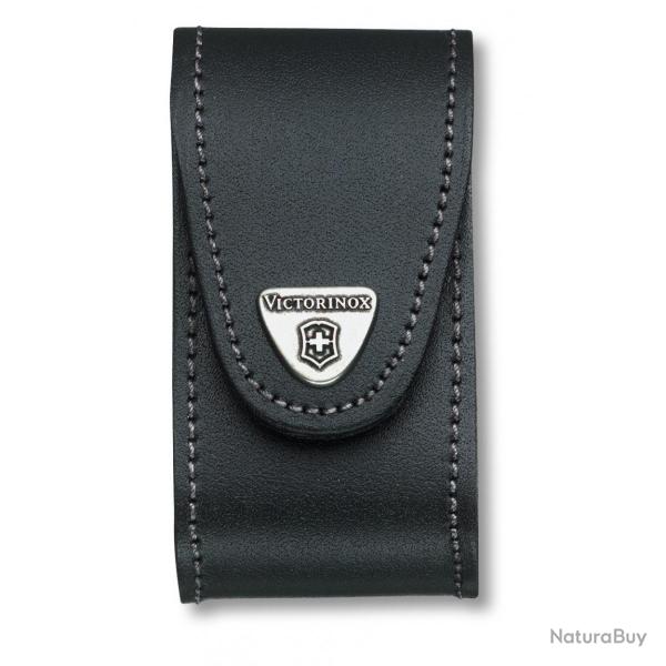 Victorinox - Etui Cuir Noir Clip Pour Couteaux 91mm 15 A 23 Pi�ces - 4.0521.31