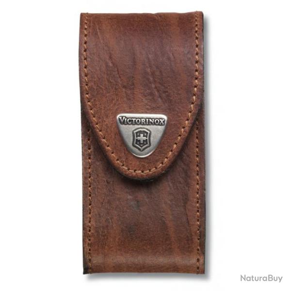 Victorinox - Etui Cuir Marron Pour Couteaux 91mm De 15 A 23 Pi�ces - 4.0545