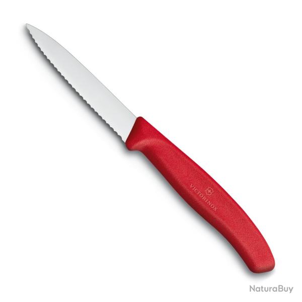 Victorinox - Couteau Office SwissClassic A Dents 8Cm Pointe Milieu - 6.763x - 6.7631