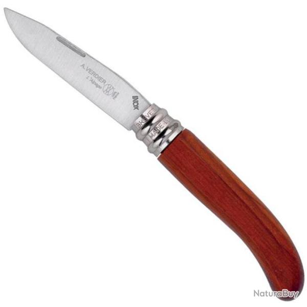 Andre Verdier - Couteau L'alpage Bois 11cm Lame Inox Virole Bloquante - 828x - 8283
