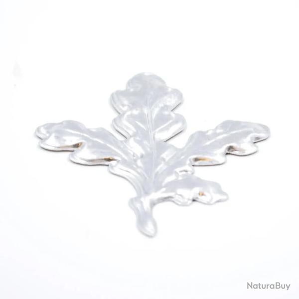 Feuille de ch�ne � l'unit� en aluminium 6,5x5 cm