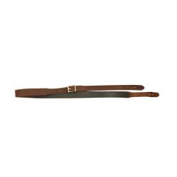 Bretelle renfort d'&eacute;paule boutonni&egrave;re cuir de buffle HQ L 90-95cm