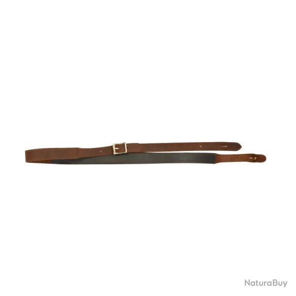 Bretelle renfort d'�paule boutonni�re cuir de buffle HQ L 90-95cm