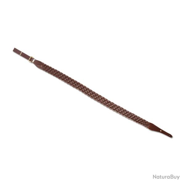 Bretelle carabine tress�e fixation canon 7 brins largeur 4cm