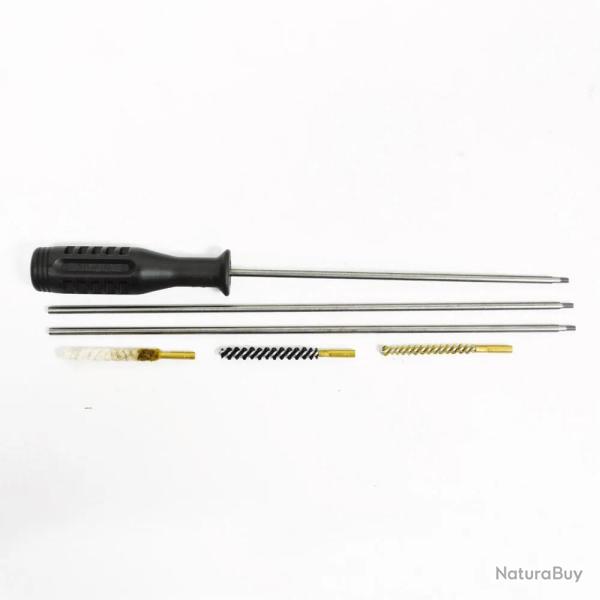 Kit de nettoyage carabine baguette �couvillons lavoir 4.5mm