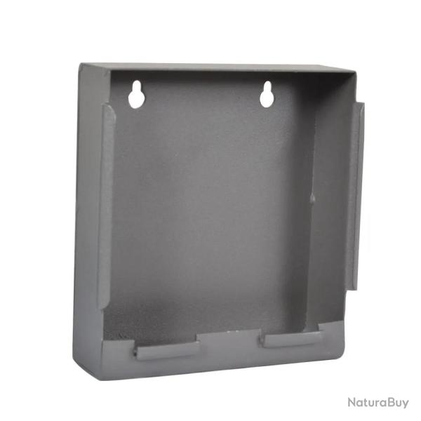 Support de cibles solide accrochage facile en t�le gris 14 cm