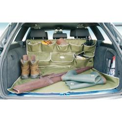 Serviteur Multipoches de voiture toile polyester et pvc kaki