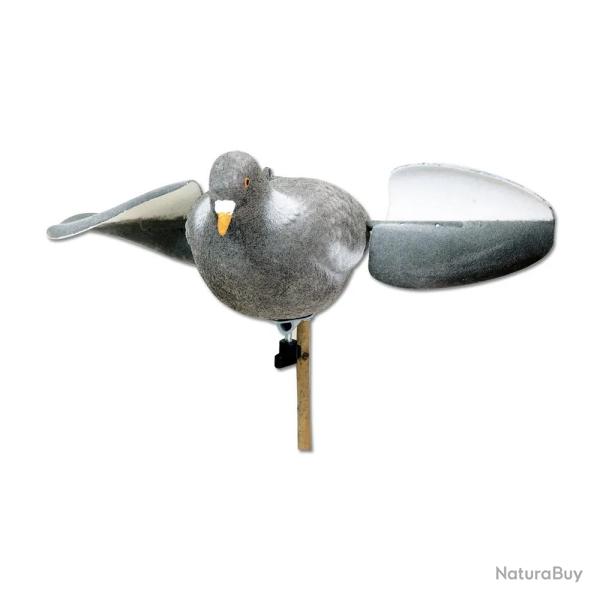 Appelant pigeon floqu� � ailes tournantes