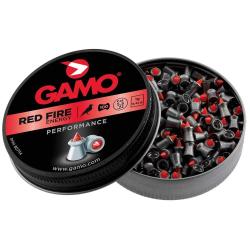 Boite de 125 plombs Red Fire t&ecirc;te pointue plastique cal 4,5 mm