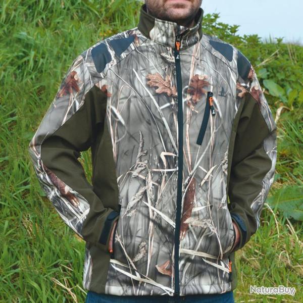 Blouson chasse softshell ghostcamo wet Taille 5