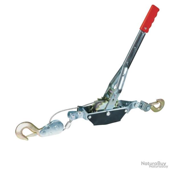 Treuil manuel 2T c�ble en acier � 5 mm x 2,2 m