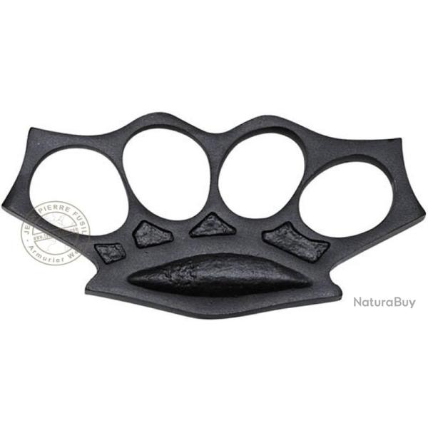 Poing am�ricain m�tal L�vres - Noir